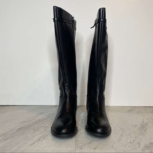 Franco Sarto Belaire Wide Calf Leather Riding Boot 6M - Picture 2 of 14